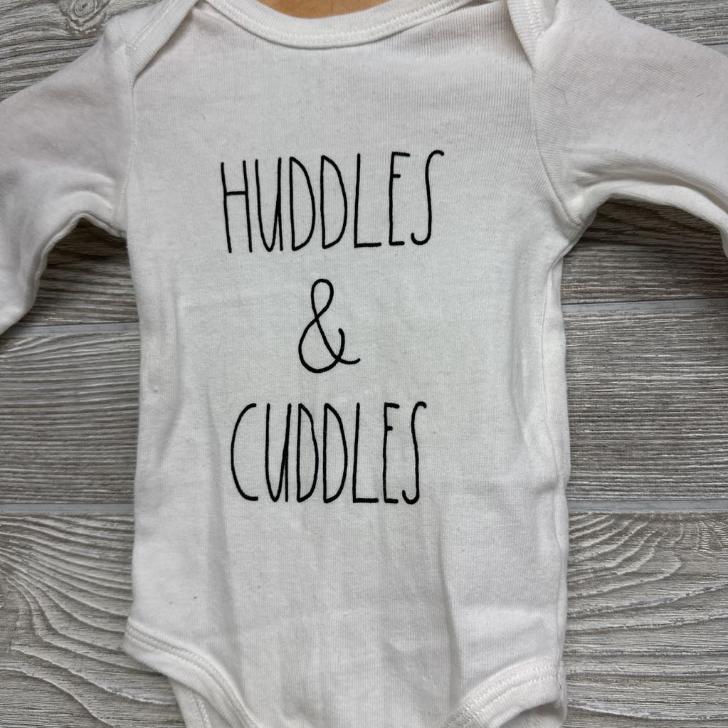 LS Bodysuit Huddles & Cuddles 3-6M