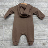 Waffle Knit Hooded Coverall W/ Hood