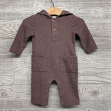 Waffle Knit LS Outfit W/ Hood 0-3M