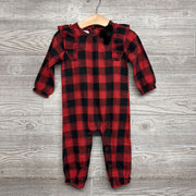 NEW Buffalo Plaid Outfit Ruffles 9-12M