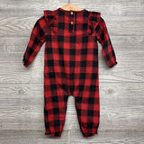 NEW Buffalo Plaid Outfit Ruffles 9-12M