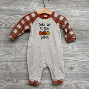 Waffle Knit Outfit Take Me To The Pumpkin Patch 3-6m