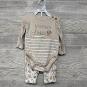NEW Bodysuit Mama's Little Man & Pants & Hats Animals 3-6M