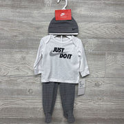 NEW Shirt Just Do It, Hat & Striped Pants Nb