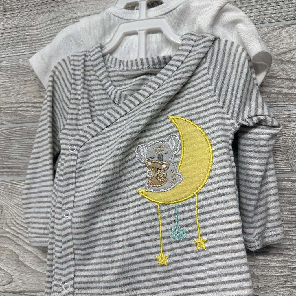 NEW Side Snap Shirt Koala Bear, Pants, Worth The Wait Bodysuit & Hat 3-6M