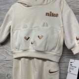 NEW 2 Pc Hoodie & Sweatpants Embroidered Logo 12M