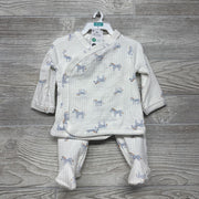 NEW Ribbed Zebra Kimono Shirt & Pants 3M