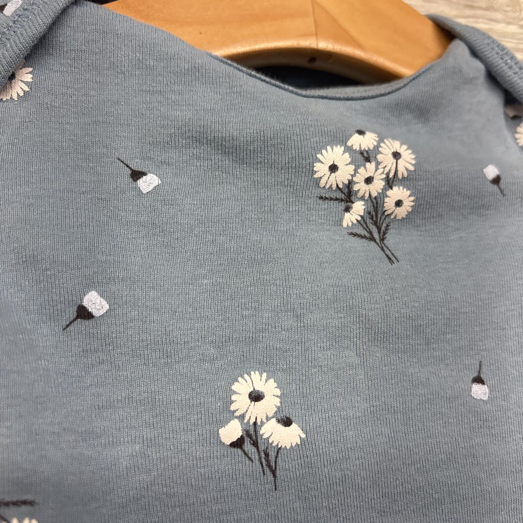 LS Shirt & Pants Flowers 6M