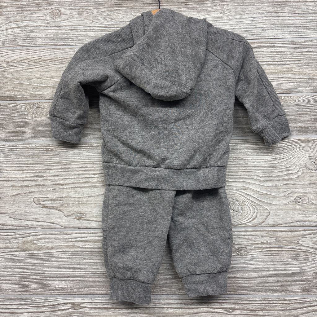 Full Zip Hoodie & French Terry Joggers Mickey Pluto 6-9M