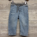 Pull On Drawstring Jeans Patches 18M