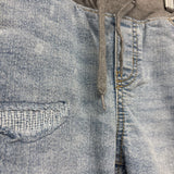 Pull On Drawstring Jeans Patches 18M