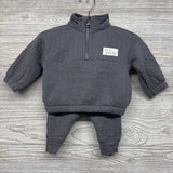 1/4 Zip Quilted Pullover It's A Good Day & Joggers 0-3M