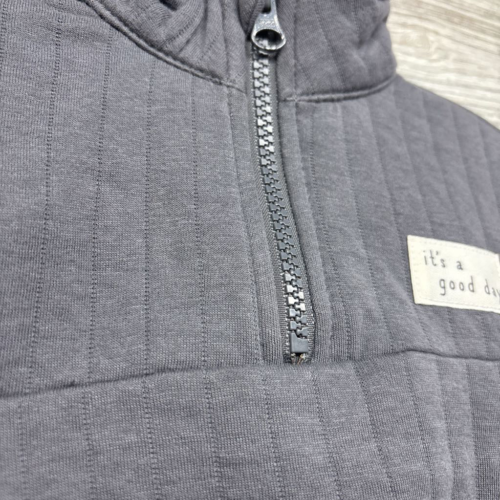 1/4 Zip Quilted Pullover It's A Good Day & Joggers 0-3M