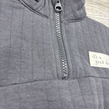 1/4 Zip Quilted Pullover It's A Good Day & Joggers 0-3M