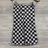 Flare Leggings Checker Lettuce Trim 6-9M