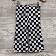 Flare Leggings Checker Lettuce Trim 6-9M