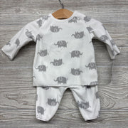 NEW LS Fleece Shirt & Pants Elephants 3M *