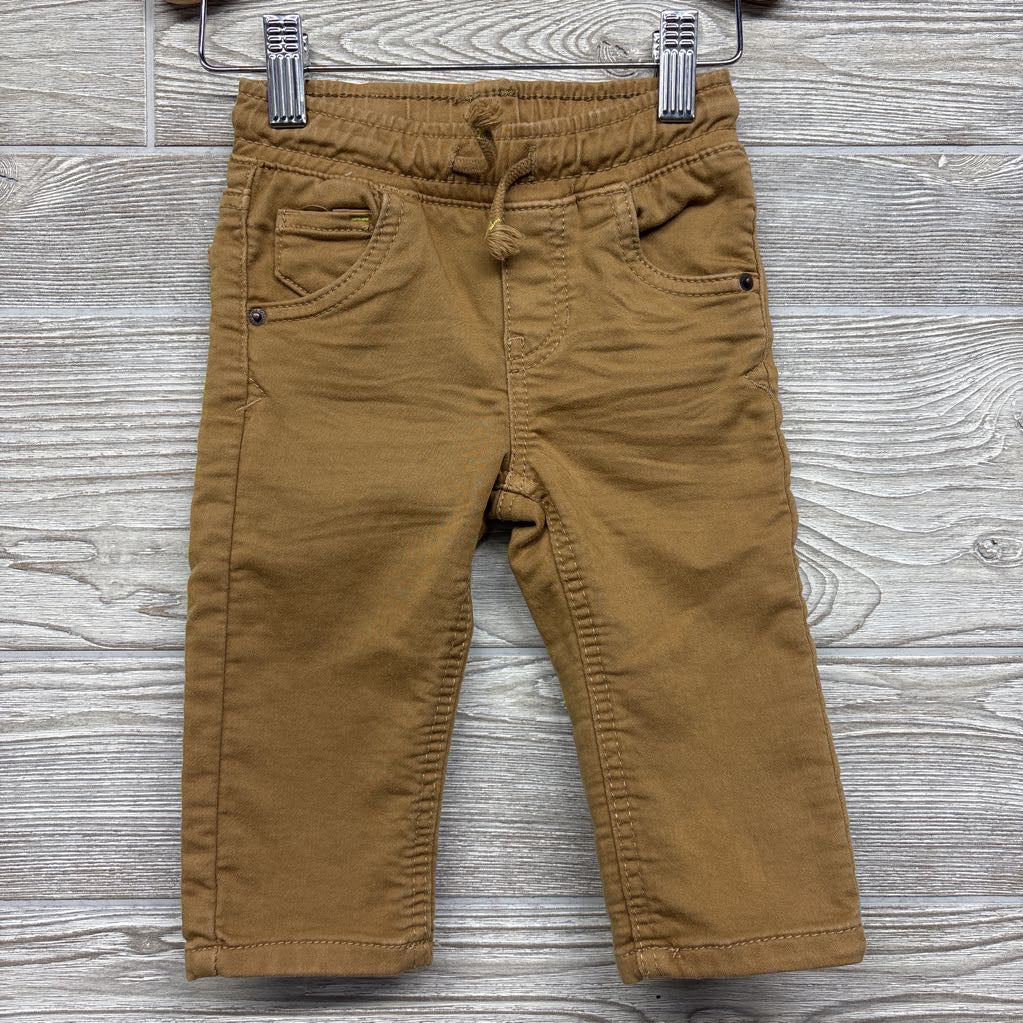 Pull On Knit Straight Jeans 12M