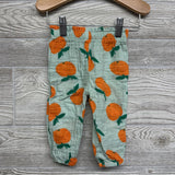 Crewneck & Muslin Pants Oranges 6-12M