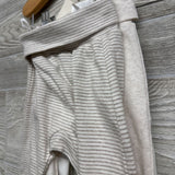 NEW 3 Pk Fold Over Harem Pants Stripes Solid 3M