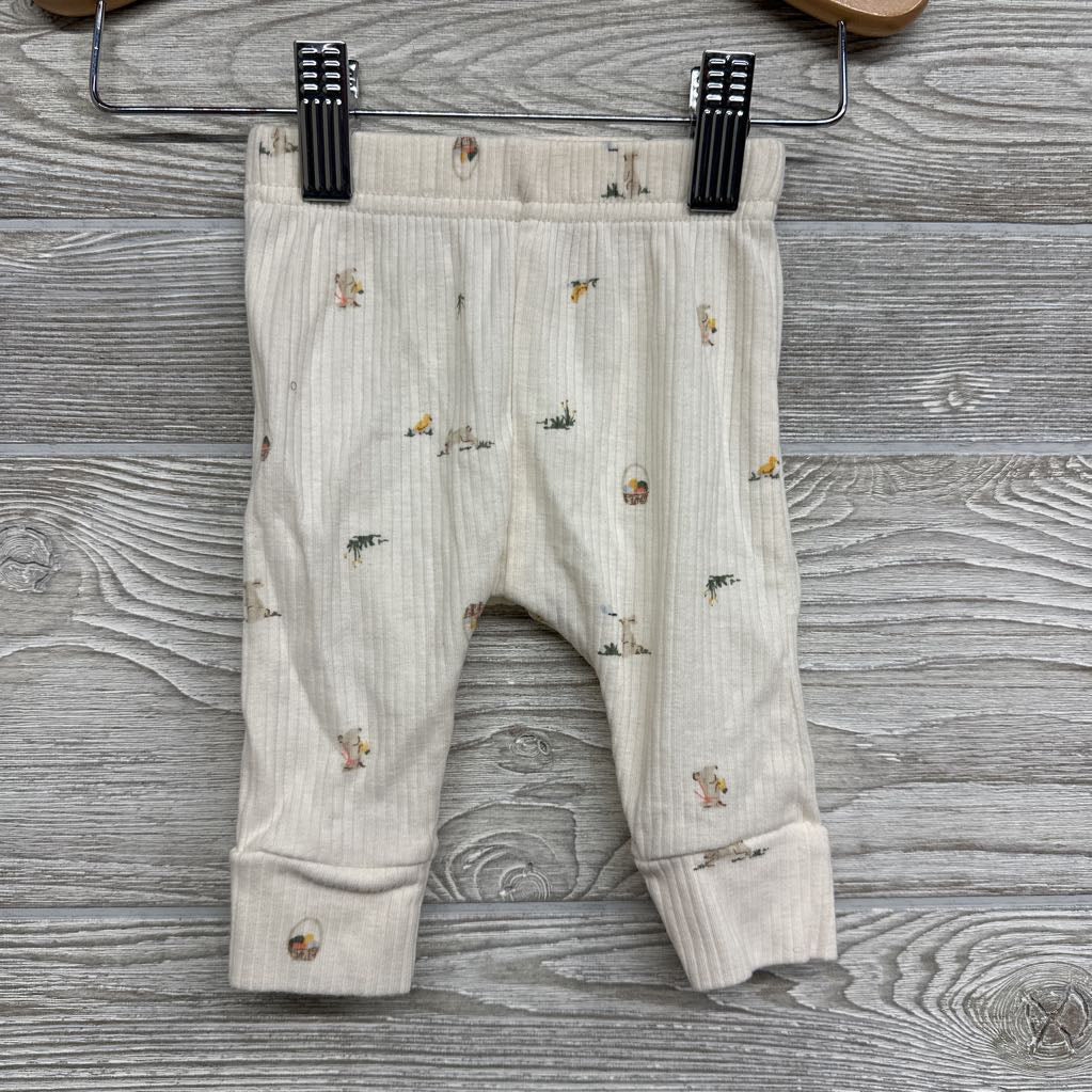 LS Ribbed Bodysuit & Pants Bunnies Birds 3M