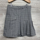 Plaid Wrap Skort 10-12