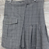 Plaid Wrap Skort 10-12