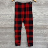 2 Pc LS Plush PJs Plaid 14