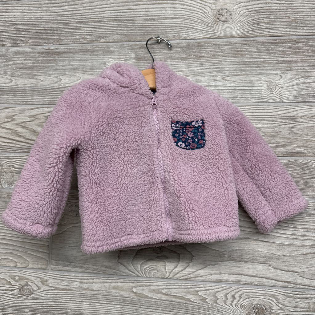 Plush Jacket Flower Pocket 9M