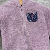 Plush Jacket Flower Pocket 9M