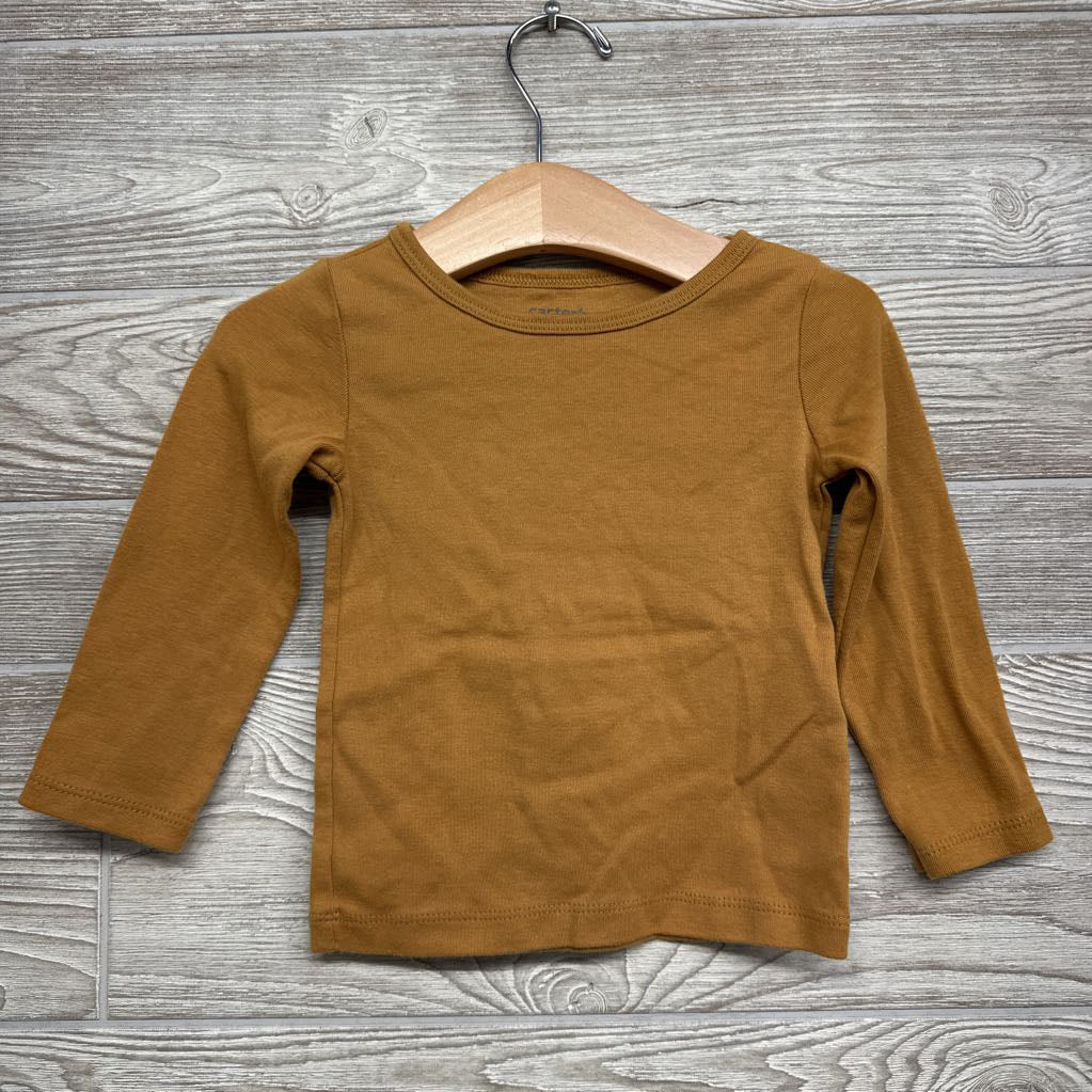 LS Shirt Solid & Cord Jumper Flowers 18M