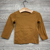 LS Shirt Solid & Cord Jumper Flowers 18M