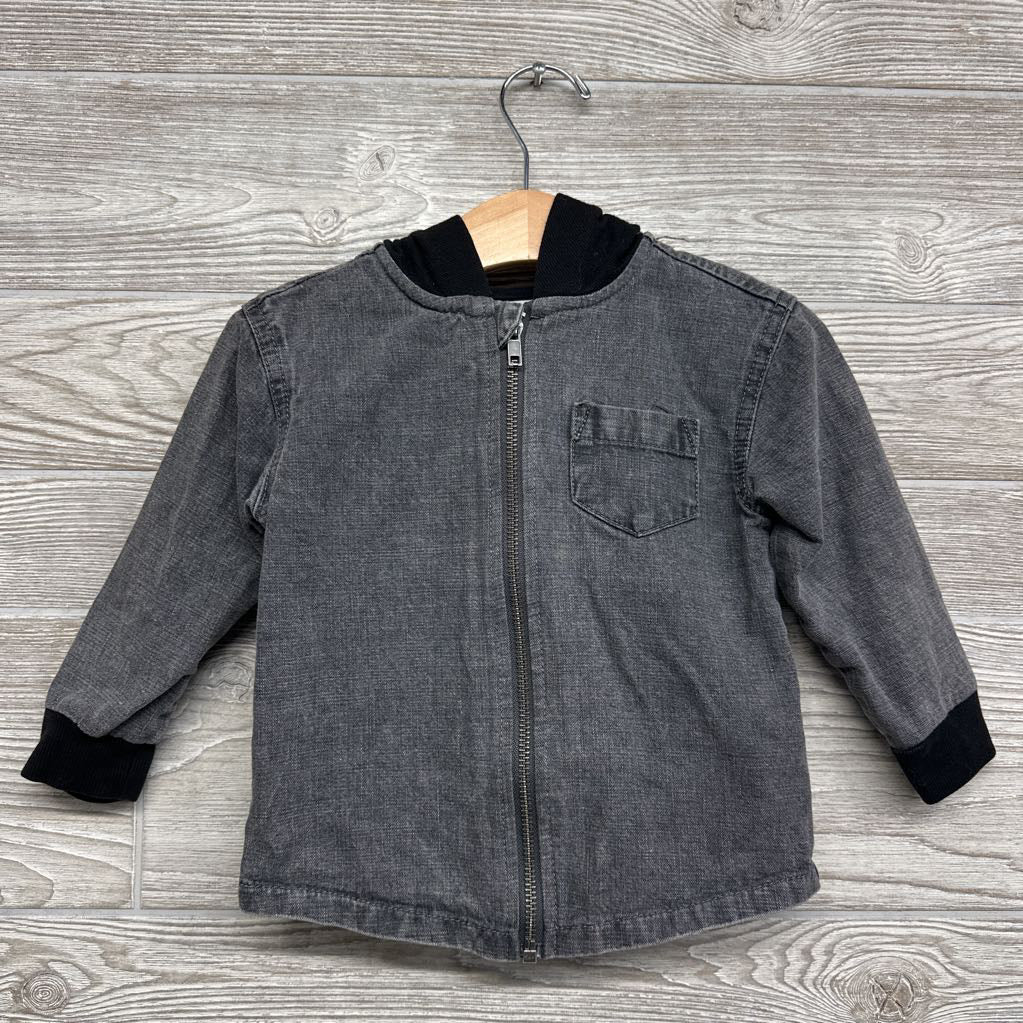 Chambray Jacket W/ Hood 2T