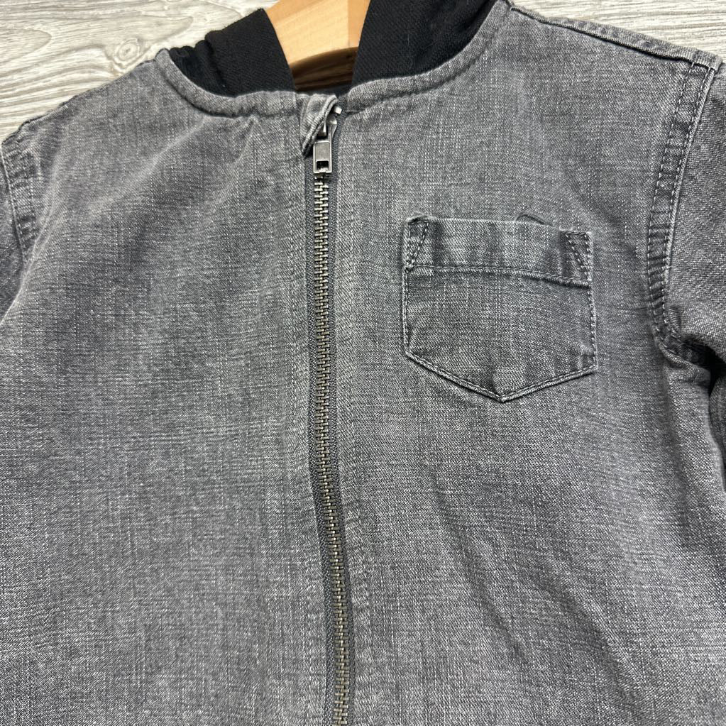 Chambray Jacket W/ Hood 2T