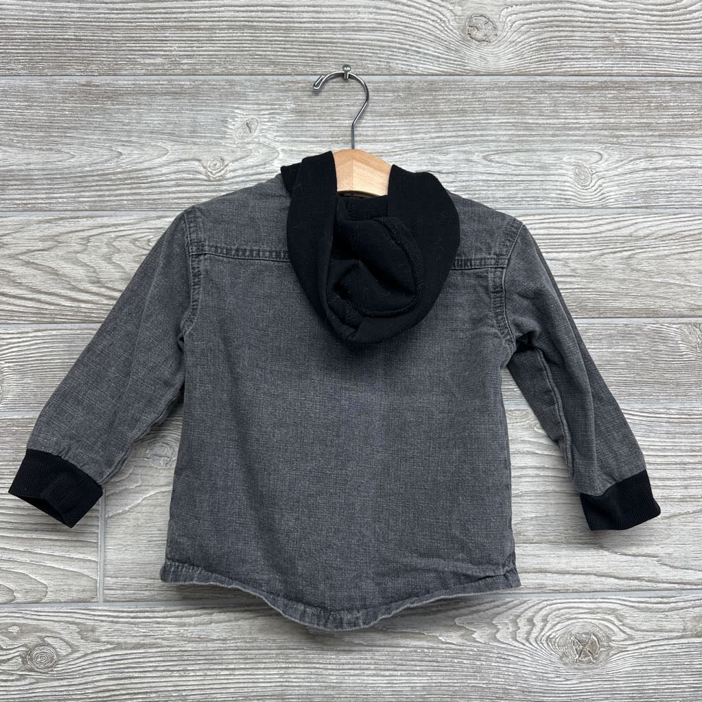 Chambray Jacket W/ Hood 2T