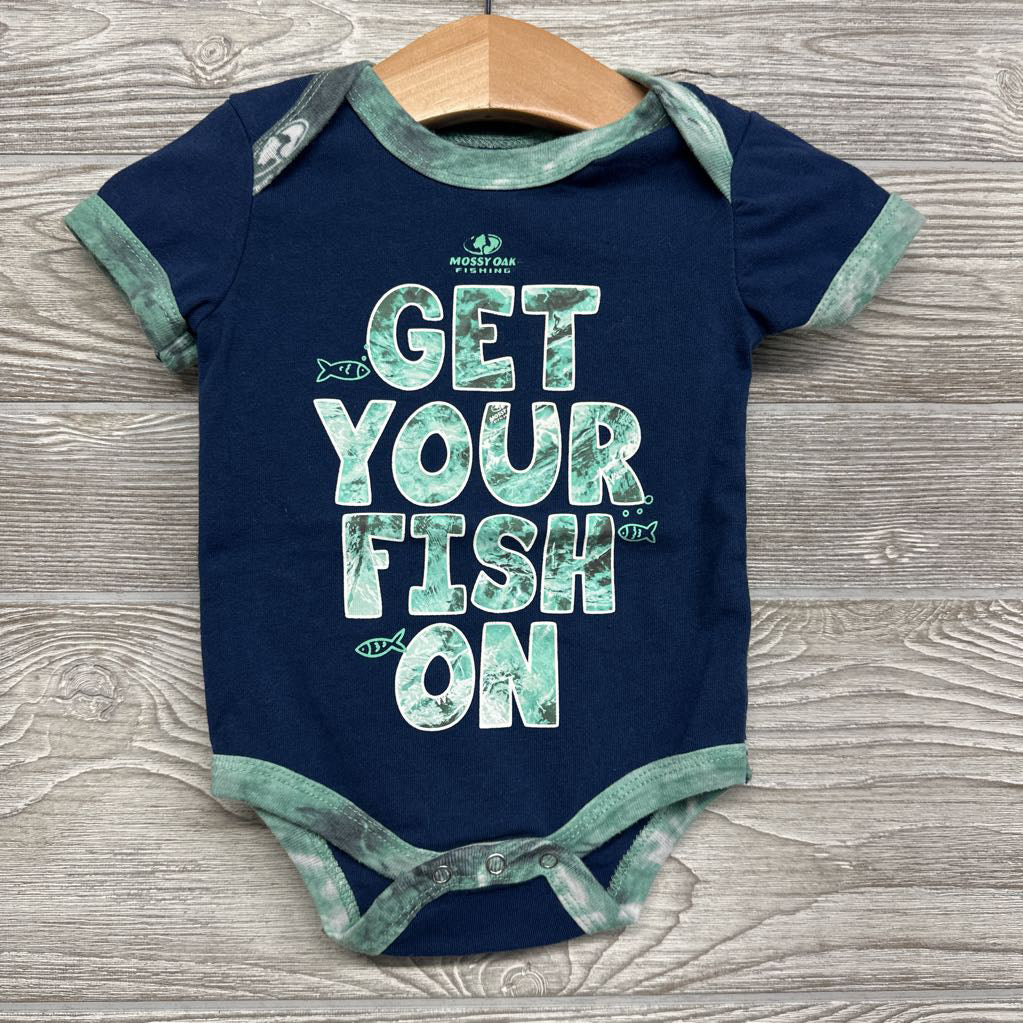 Bodysuit Get Your Fish On 0-3M