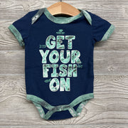 Bodysuit Get Your Fish On 0-3M