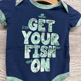Bodysuit Get Your Fish On 0-3M