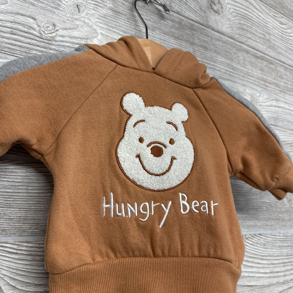 Hoodie Hungry Bear Pooh 0-3M