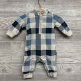 LS Fleece Outfit Plaid 0-3M *