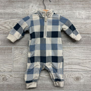 LS Fleece Outfit Plaid 0-3M *