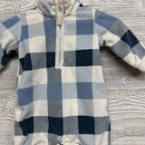 LS Fleece Outfit Plaid 0-3M *