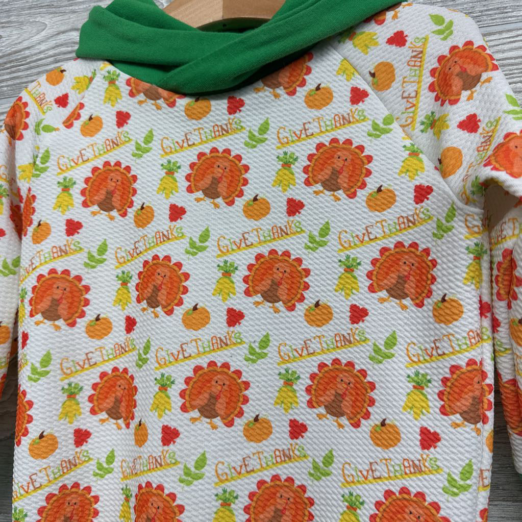 Textured Hoodie Give Thanks 12-18M