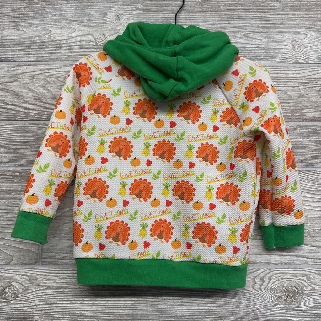 Textured Hoodie Give Thanks 12-18M