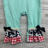LS Outfit Ruffles Cow 12-18M