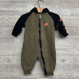 LS Coverall W/ Hood Swoosh Sleeves 6M