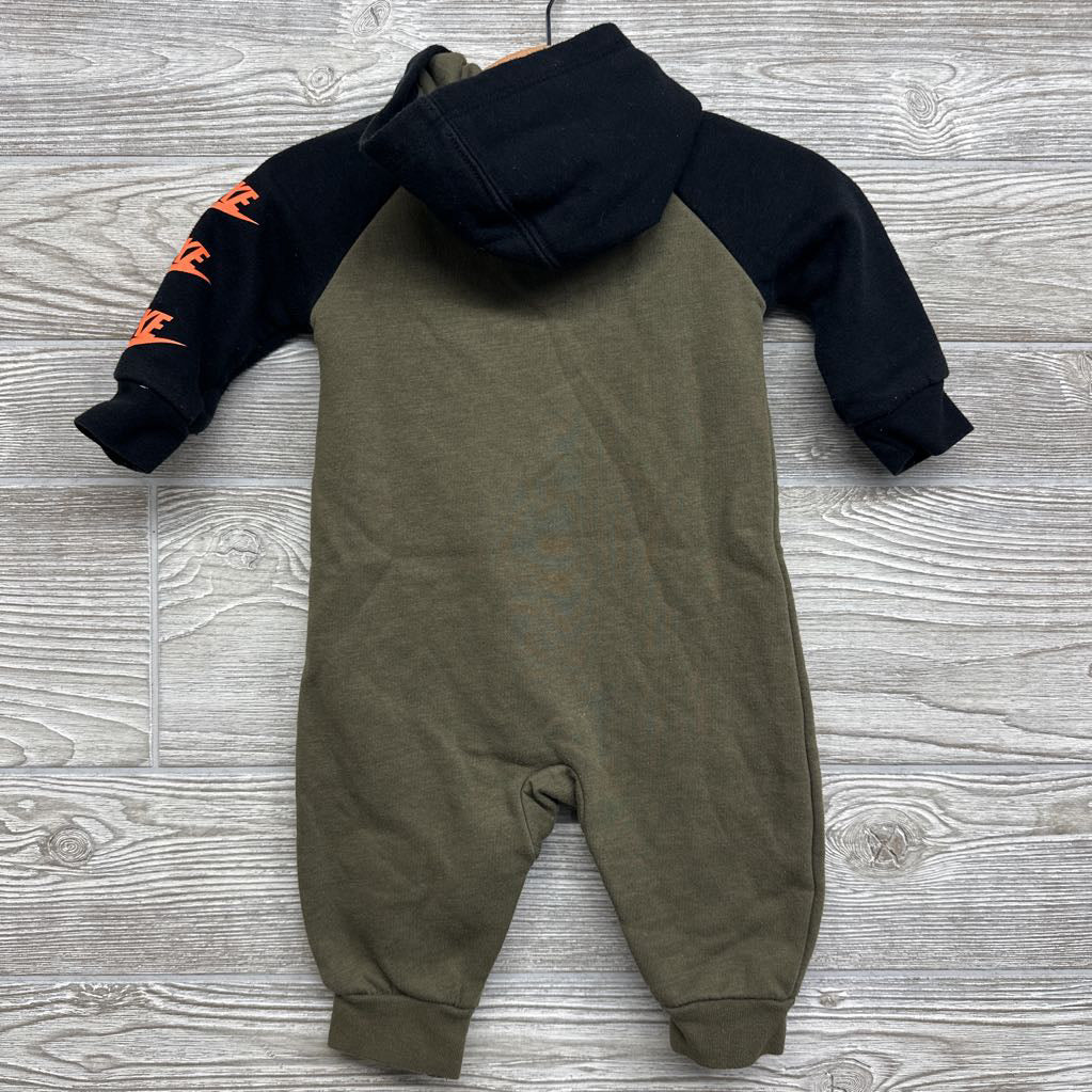 LS Coverall W/ Hood Swoosh Sleeves 6M