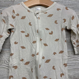 LS Bamboo Outfit Croissants 3-6M