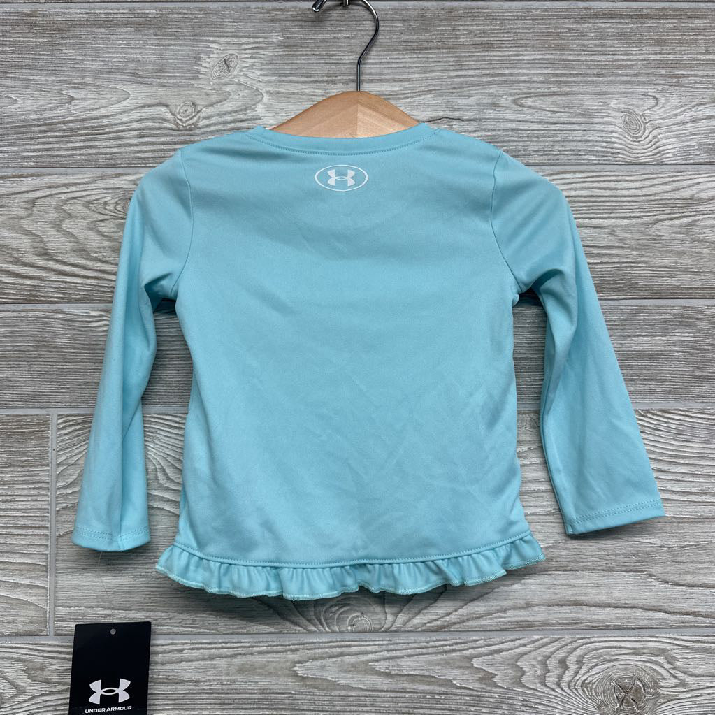 NEW LS Active Shirt UA Ruffle Trim 12M