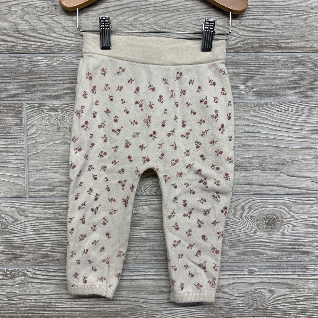 Knit Sweater & Pants Flowers 18M